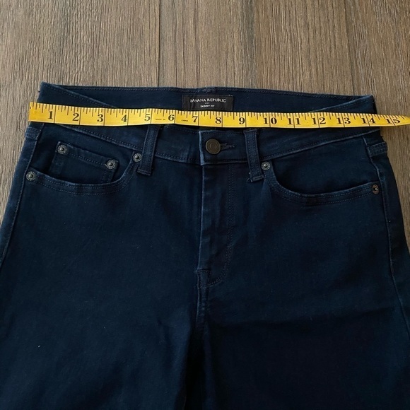 Banana Republic Skinny Straight Jeans. Stretch. Dark Indigo. Size 27 - Picture 6 of 7